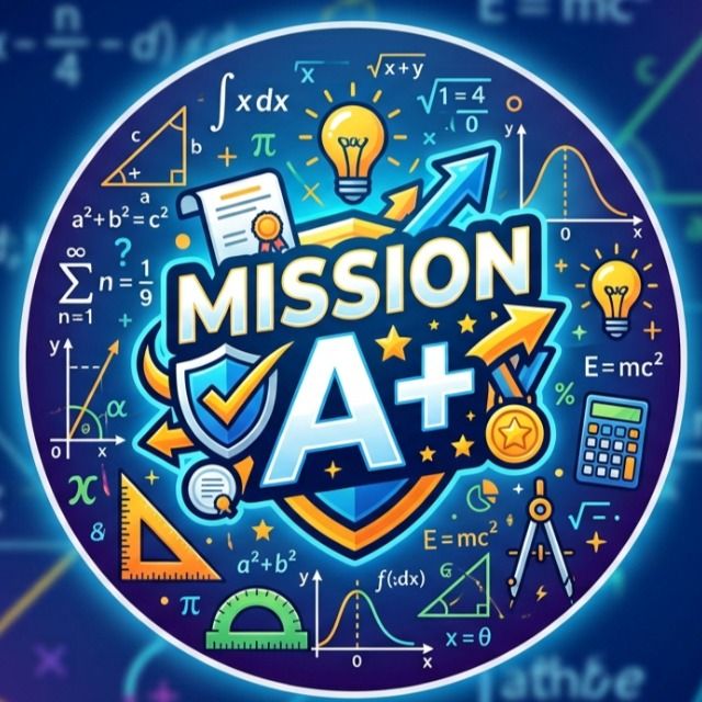 Mission A+ (2026 O/L maths ) WhatsApp group icon