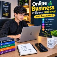 Online business work home WhatsApp group icon