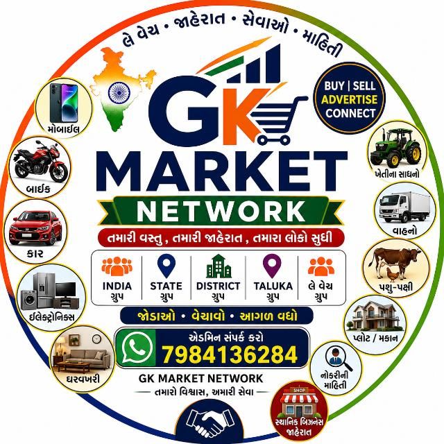 જીકે માર્કેટ નેટવર્ક - રાજકોટ જીલ્લો WhatsApp group icon
