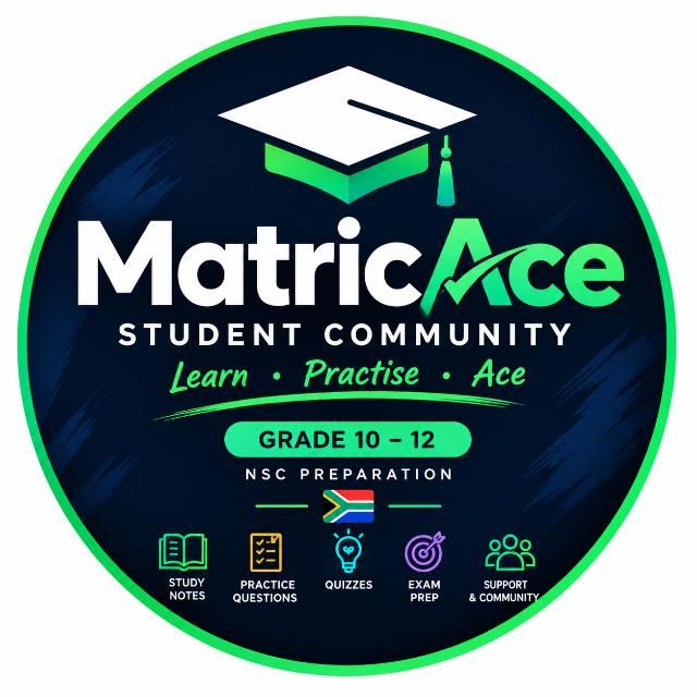 🎓 MatricAce | Grade 10–12 Study Community 🇿🇦 WhatsApp group icon