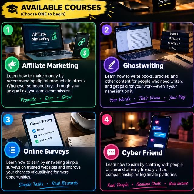 LEARN A DIGITAL SKILL TO EARN 🔥✨🤍 WhatsApp group icon
