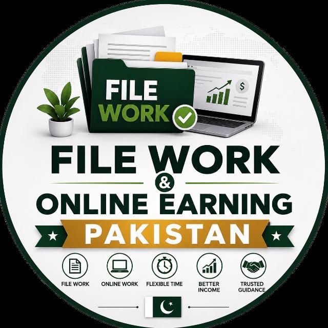 File Work & Online Earning Pakistan WhatsApp group icon