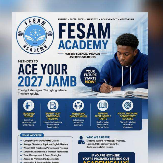 FESAM ACADEMY- UTME 2027 WhatsApp group icon
