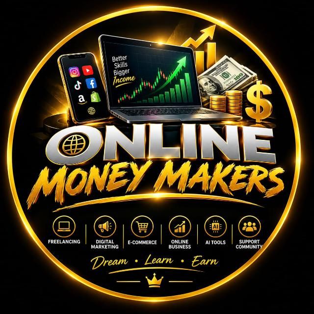ONLINE.   MONEY   MAKERS  💸💸🤑 WhatsApp group icon