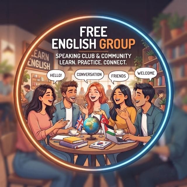Free English Group♟️ WhatsApp group icon