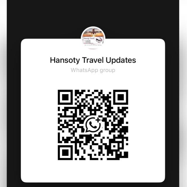 Hansoty Travel Updates WhatsApp group icon