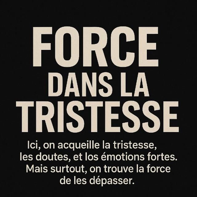 FORCE DANS LA TRISTESSE WhatsApp group icon
